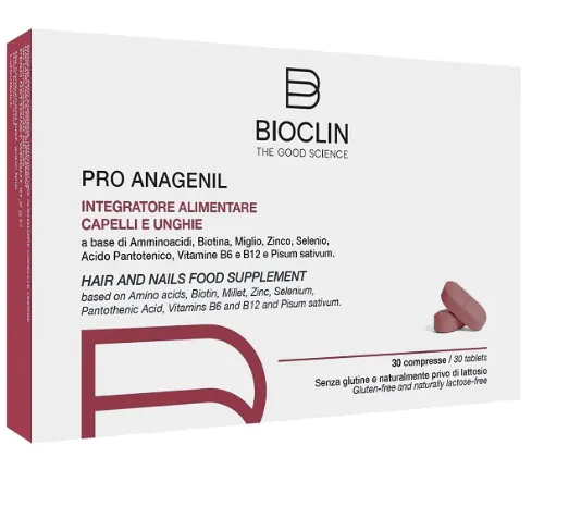 Bioclin Pro Anagenil Integratore Alimentare Capelli e Unghie 30 Compresse